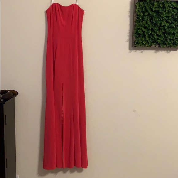 🌺ABS Allen Schwartz strapless dress - Picture 3 of 7